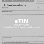 Übermittlung der Lohnsteuerbescheinigungen 2009: eTIN reicht